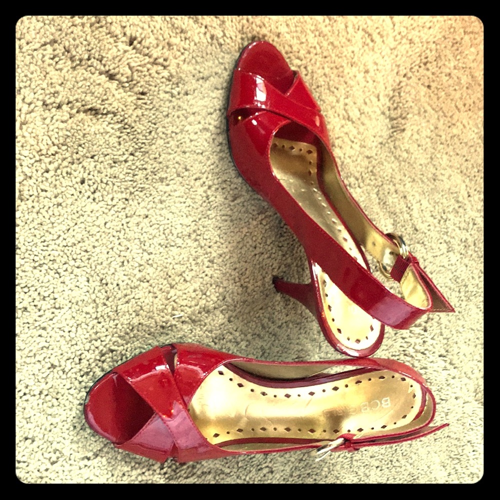 Red patent BCBG Girls Heels
